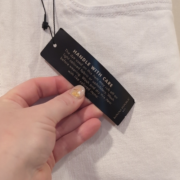 Banana Republic White Denim Jeans - Picture 5 of 10